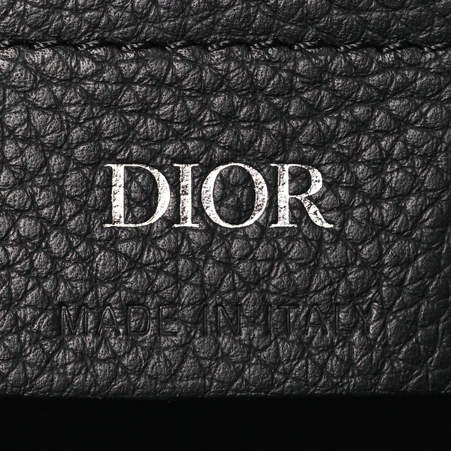 Oblique Jacquard Grained Calfskin Lingot 50 Black