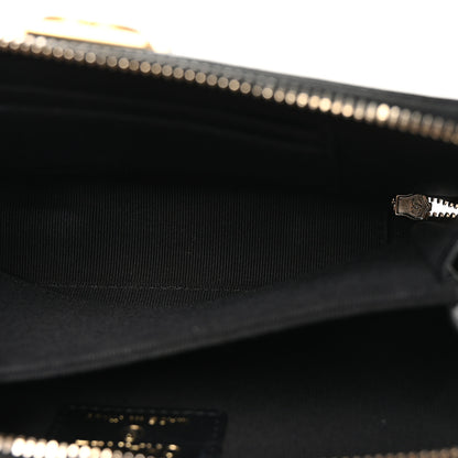 Chanel Caviar Quilted Boy Zip Phone Holder With Chain Black 6 of 11