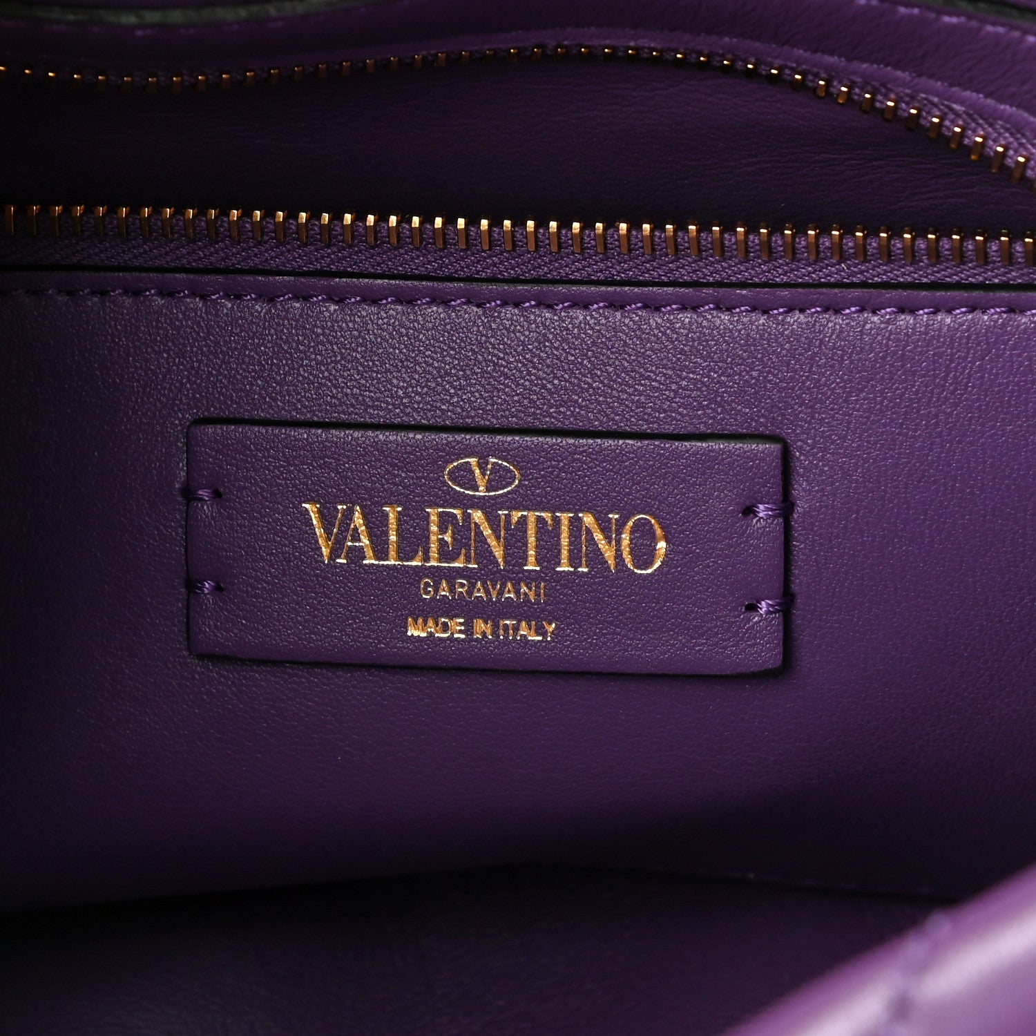 Valentino Garavani Nappa Large Roman Stud Shoulder Bag Indian Violet 5 of 8