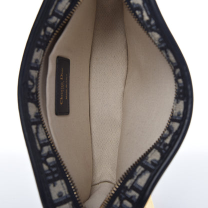 Christian Dior Oblique Diorquake Clutch Blue 5 of 8