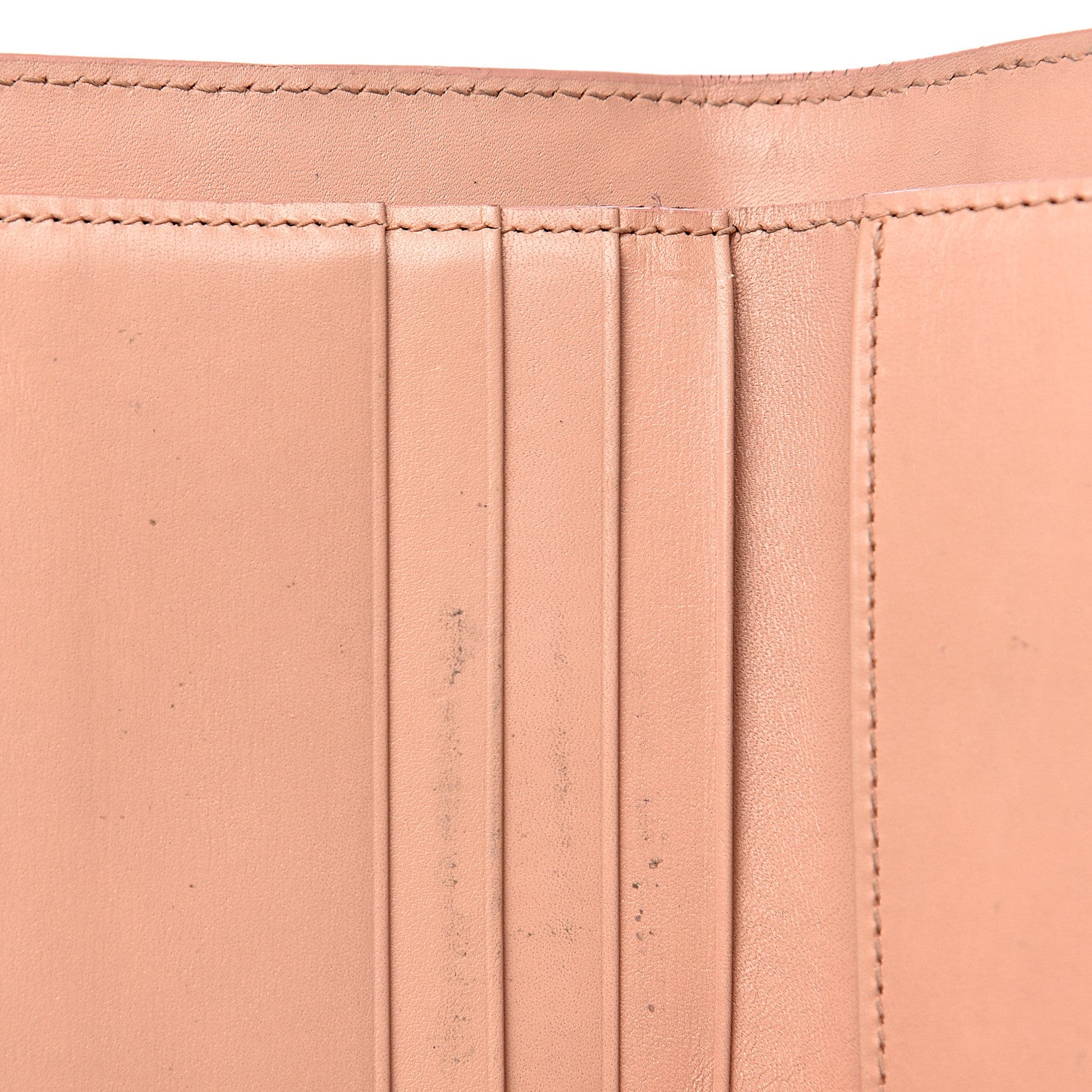 Saint Laurent Calfskin Trifold Wallet Pale Pink 11 of 11