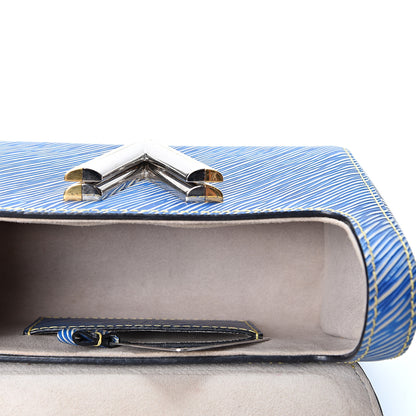 Louis Vuitton Epi Twist Shoulder Bag PM Denim Light 4 of 9