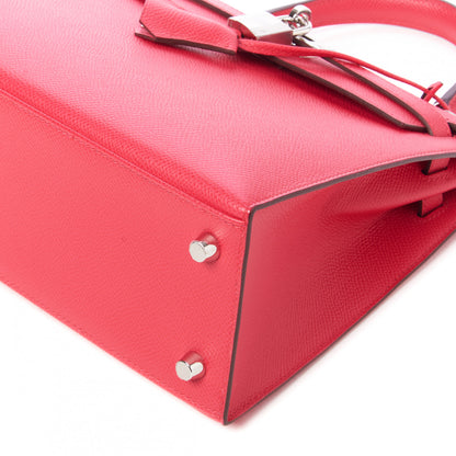 Hermes Epsom Kelly Sellier 25 Rose Extreme 8 of 32