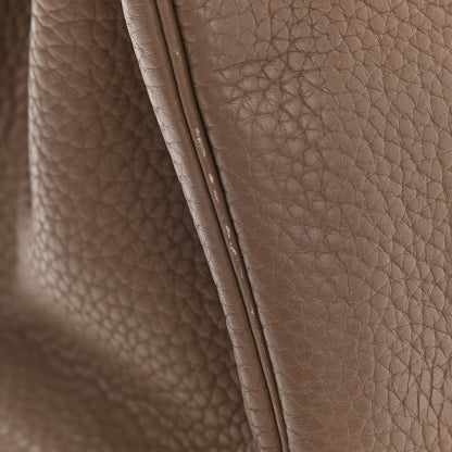 Hermes Taurillon Clemence Birkin 30 Etoupe 15 of 23