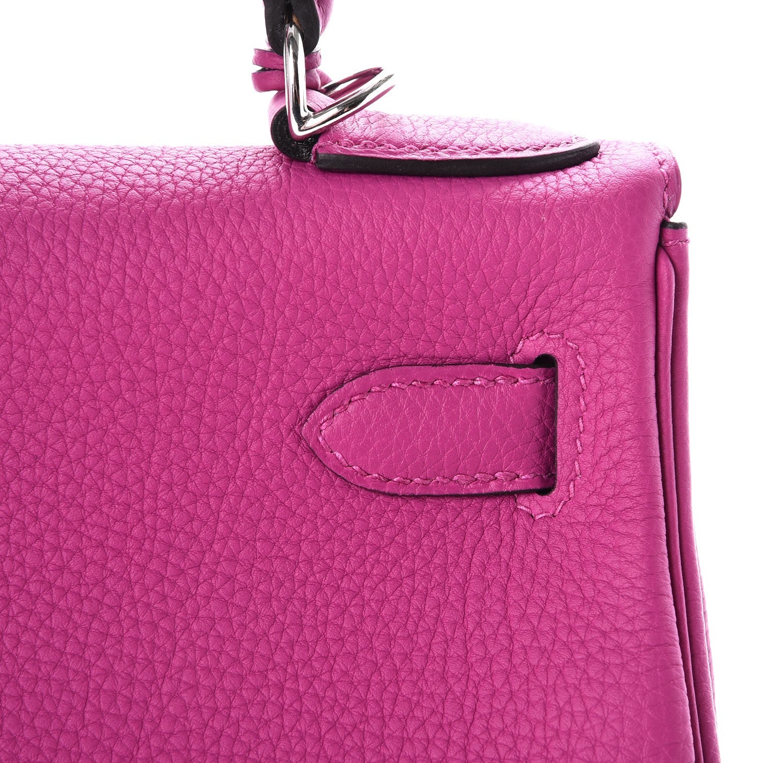 Hermes Togo Kelly Retourne 28 Rose Pourpre 10 of 38