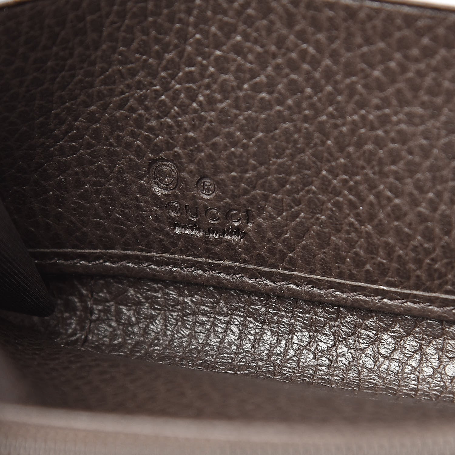 Gucci Dollar Calfskin GG Zip Around Wallet Brown 6 of 8
