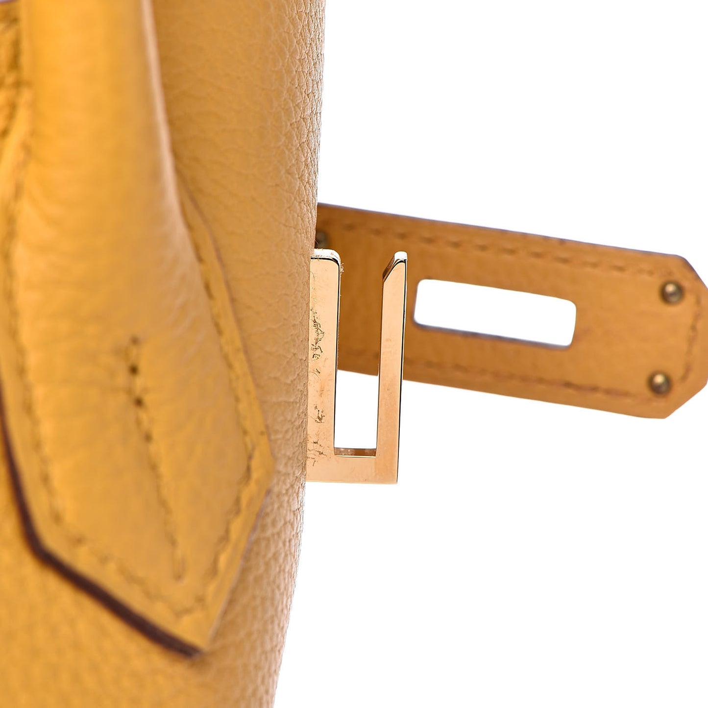 Togo Birkin 30 Jaune Ambre