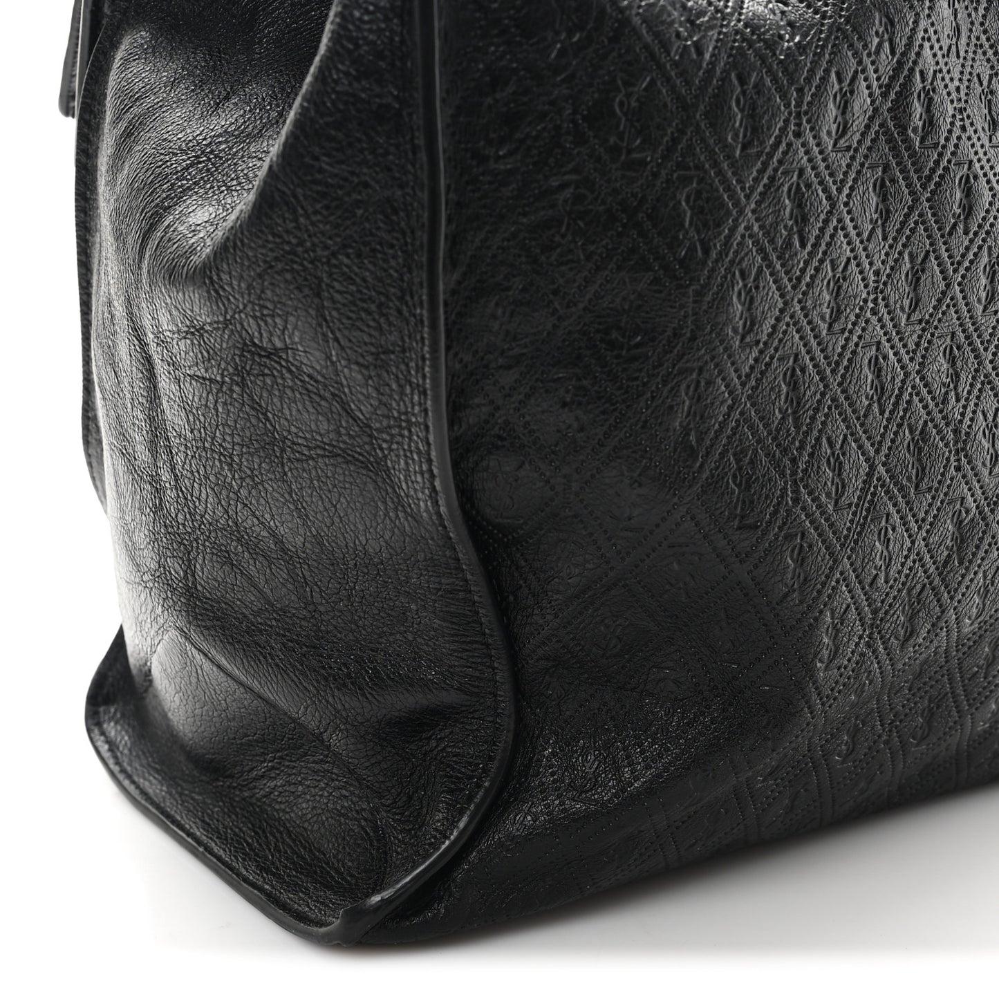 Calfskin Monogram Deli Paper Bag Vintage Black