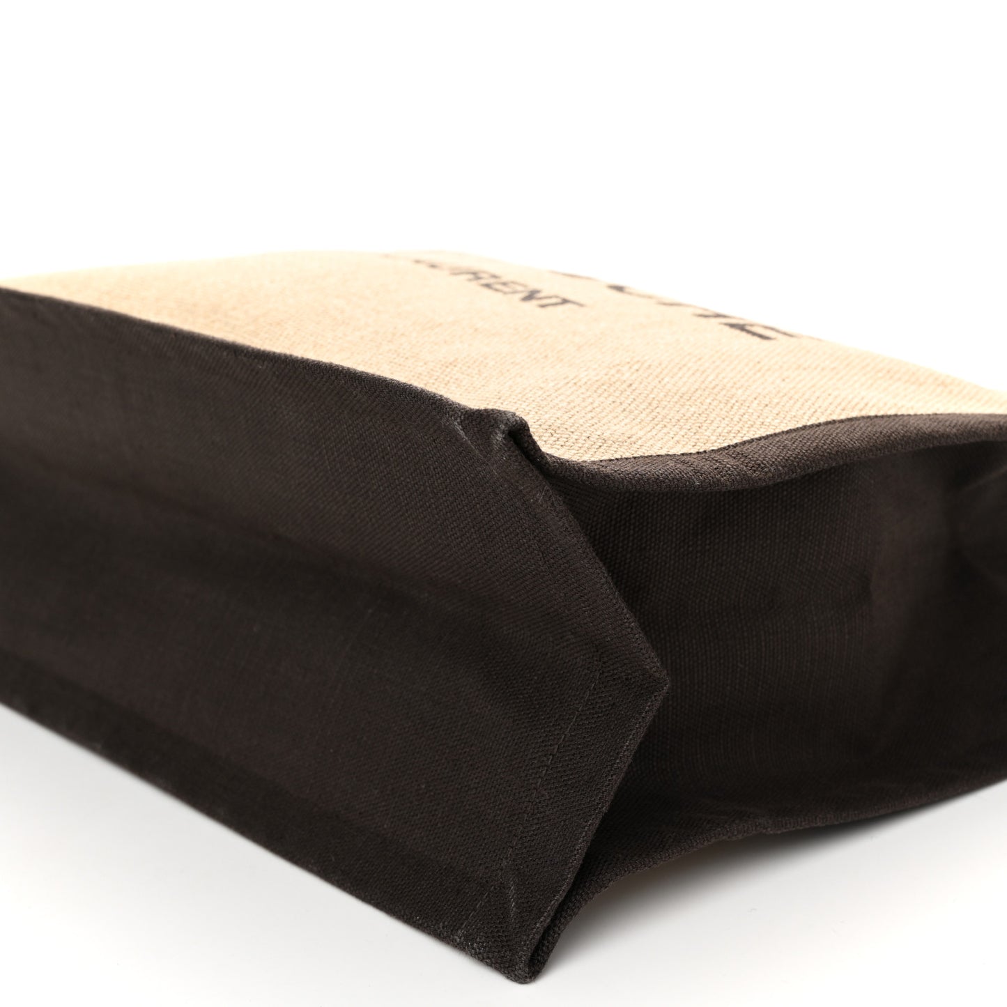 Linen Calfskin Rive Gauche Tote Natural