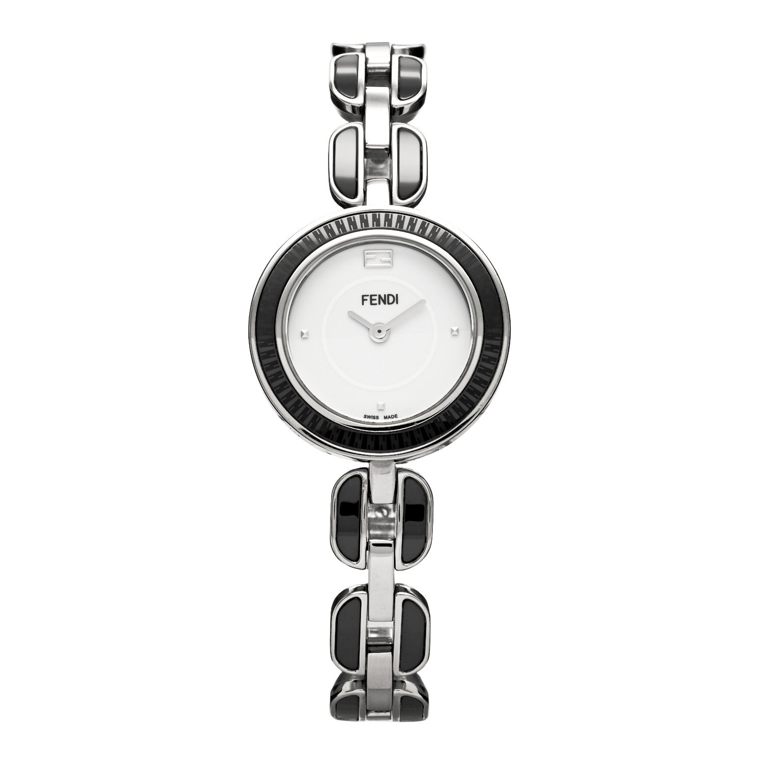 Fendi Stainless Steel Ceramic 28mm My Way Quartz Watch 1 of 5