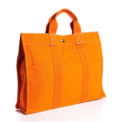 Hermes Toile Fourre Tout MM Orange 3 of 15