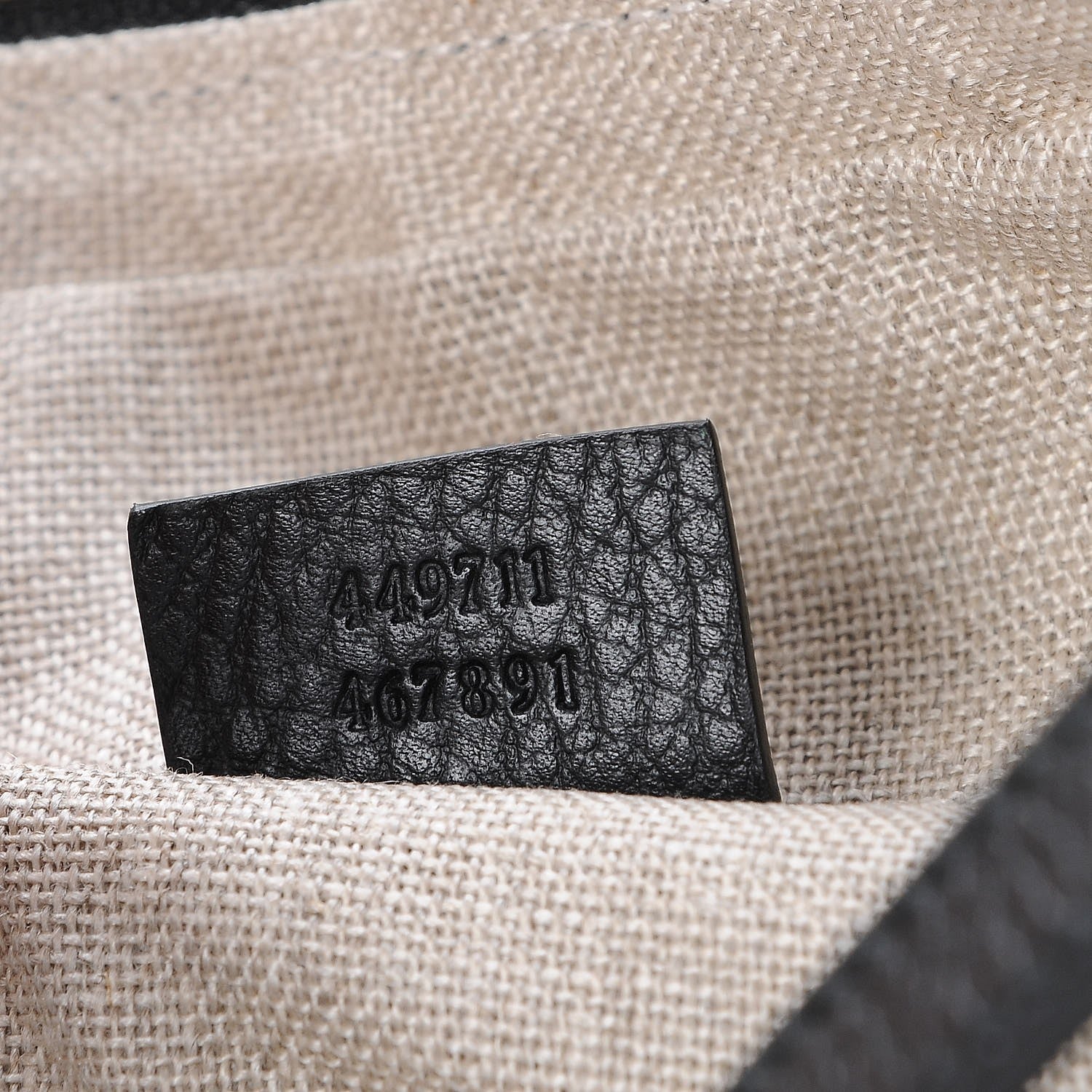Gucci Dollar Calfskin GG Hobo Black 7 of 7