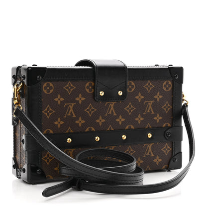 Louis Vuitton Monogram Petite Malle Black 3 of 9