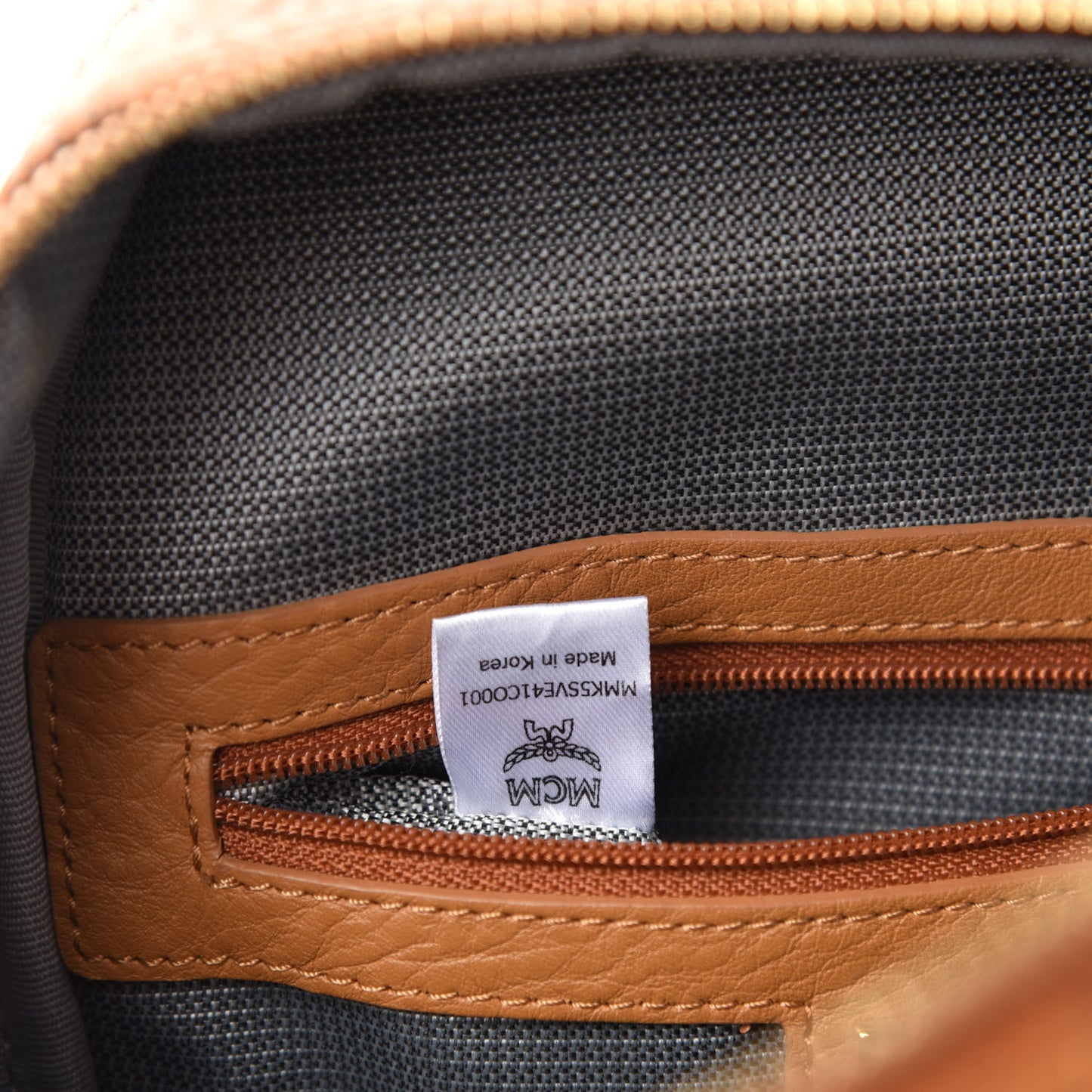 Visetos Side Stud Mini Stark Backpack Cognac