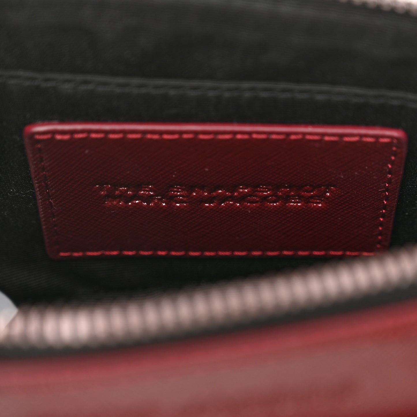 Saffiano Snapshot Camera Bag Burgundy