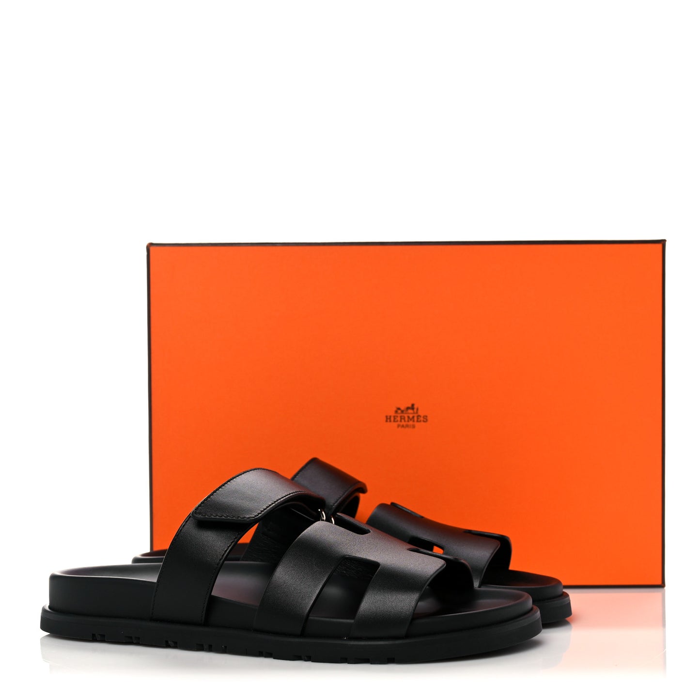 Calfskin Womens Chypre Sandals 38 Black