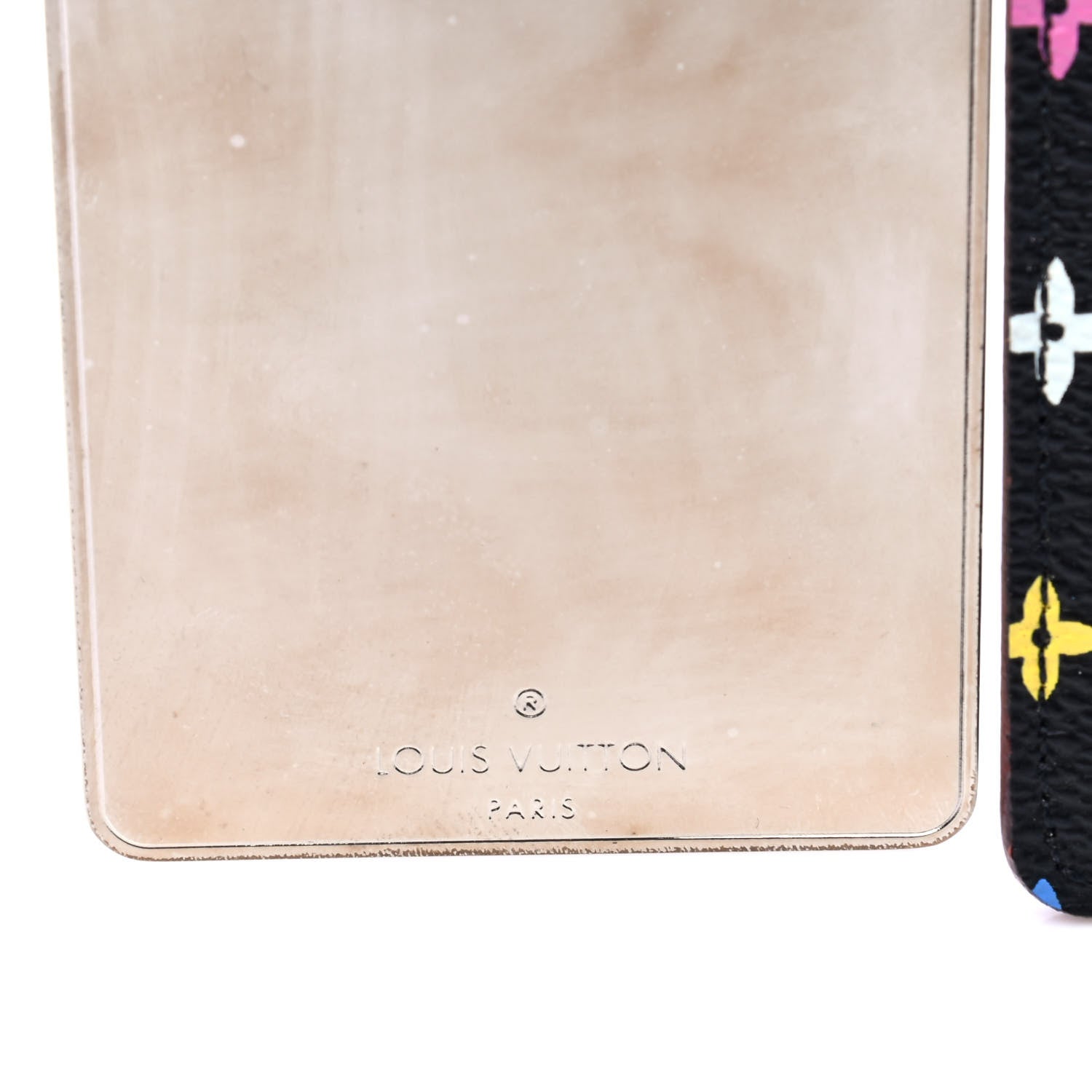 Louis Vuitton Monogram Multicolor Mirror and Case Pouch Black 5 of 5