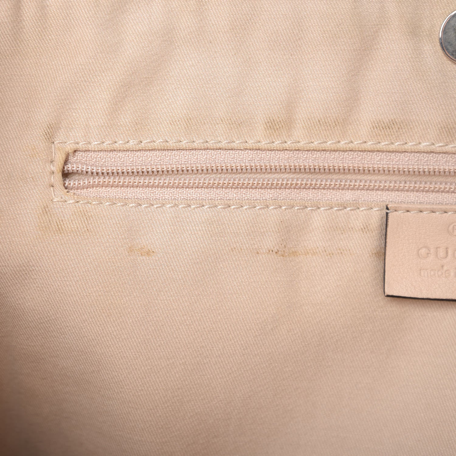 Gucci Monogram Medium New Britt Tote Beige 8 of 27