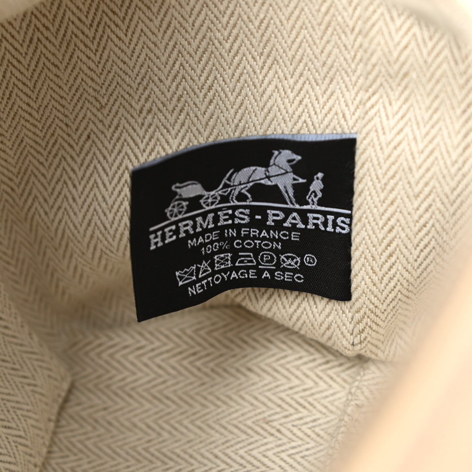 Hermes Canvas Small Bride-A-Brac Pouch Natural 6 of 6