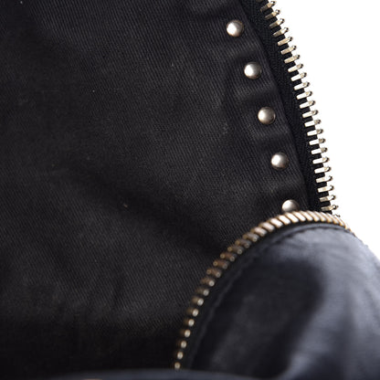 Valentino Garavani Vitello Medium Rockstud Backpack Black 7 of 13