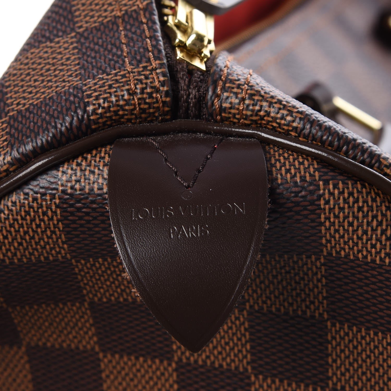 Louis Vuitton Damier Ebene Speedy 30 6 of 9