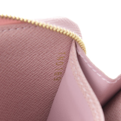 Louis Vuitton Damier Azur Zippy Coin Purse Rose Ballerine 7 of 7