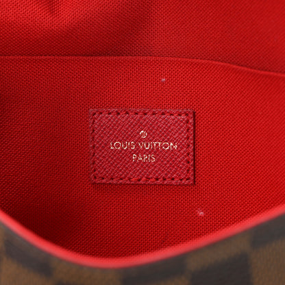 Louis Vuitton LOUIS VUITTON Damier Ebene Pochette Felicie Chain Wallet 6 of 15