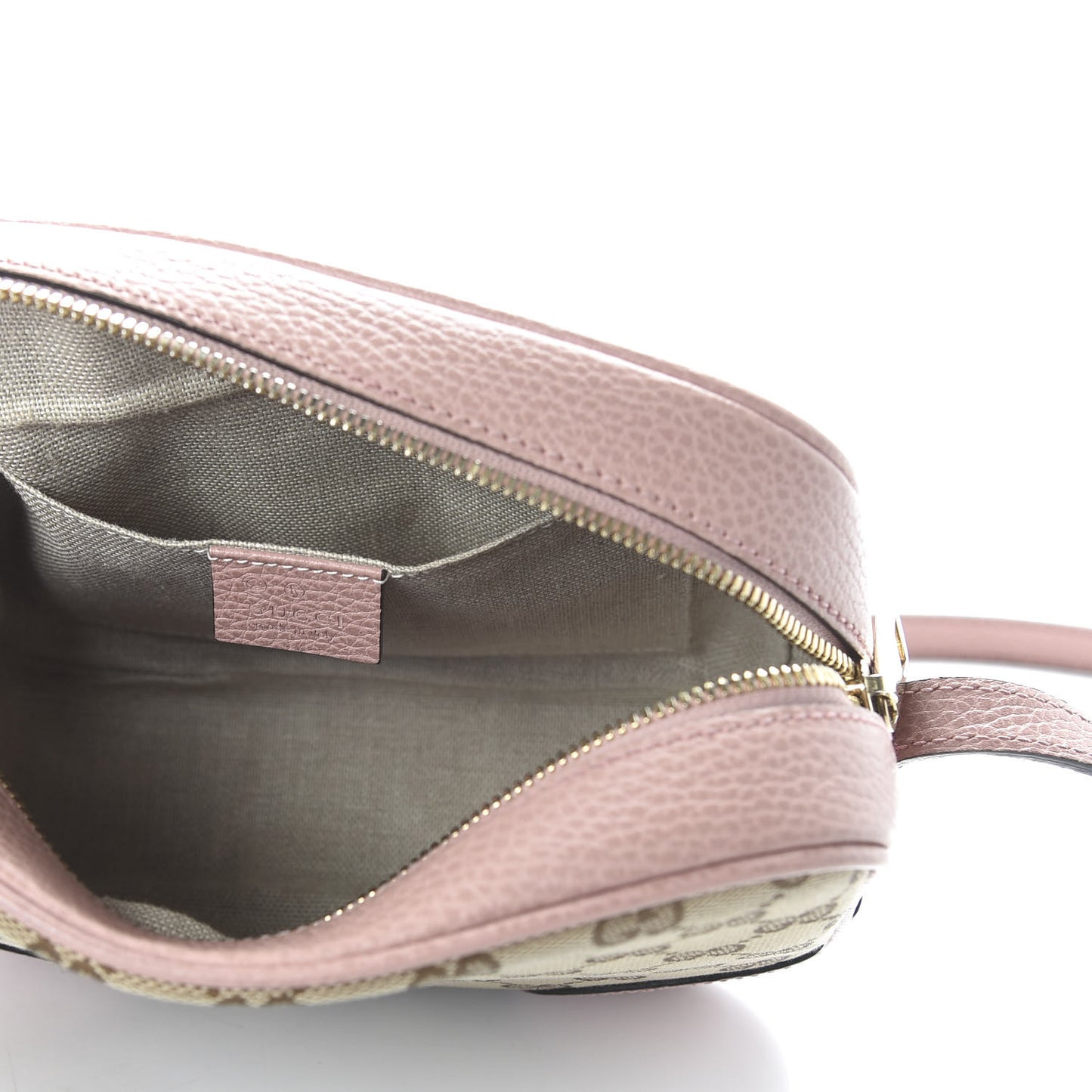 Monogram Mini Bree Messenger Bag Beige Soft Pink