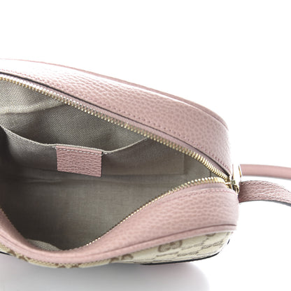 Gucci Monogram Mini Bree Messenger Bag Beige Soft Pink 5 of 10
