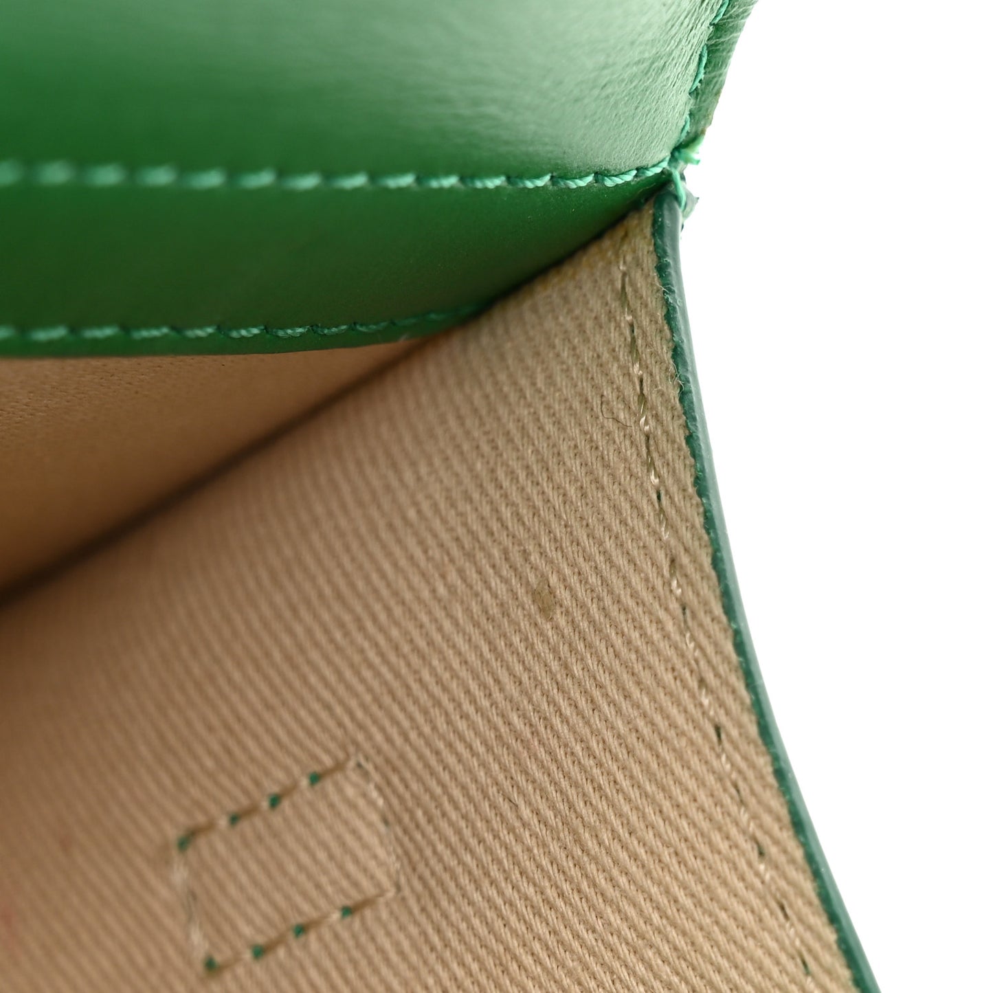 Smooth Calfskin Le Bambino Green