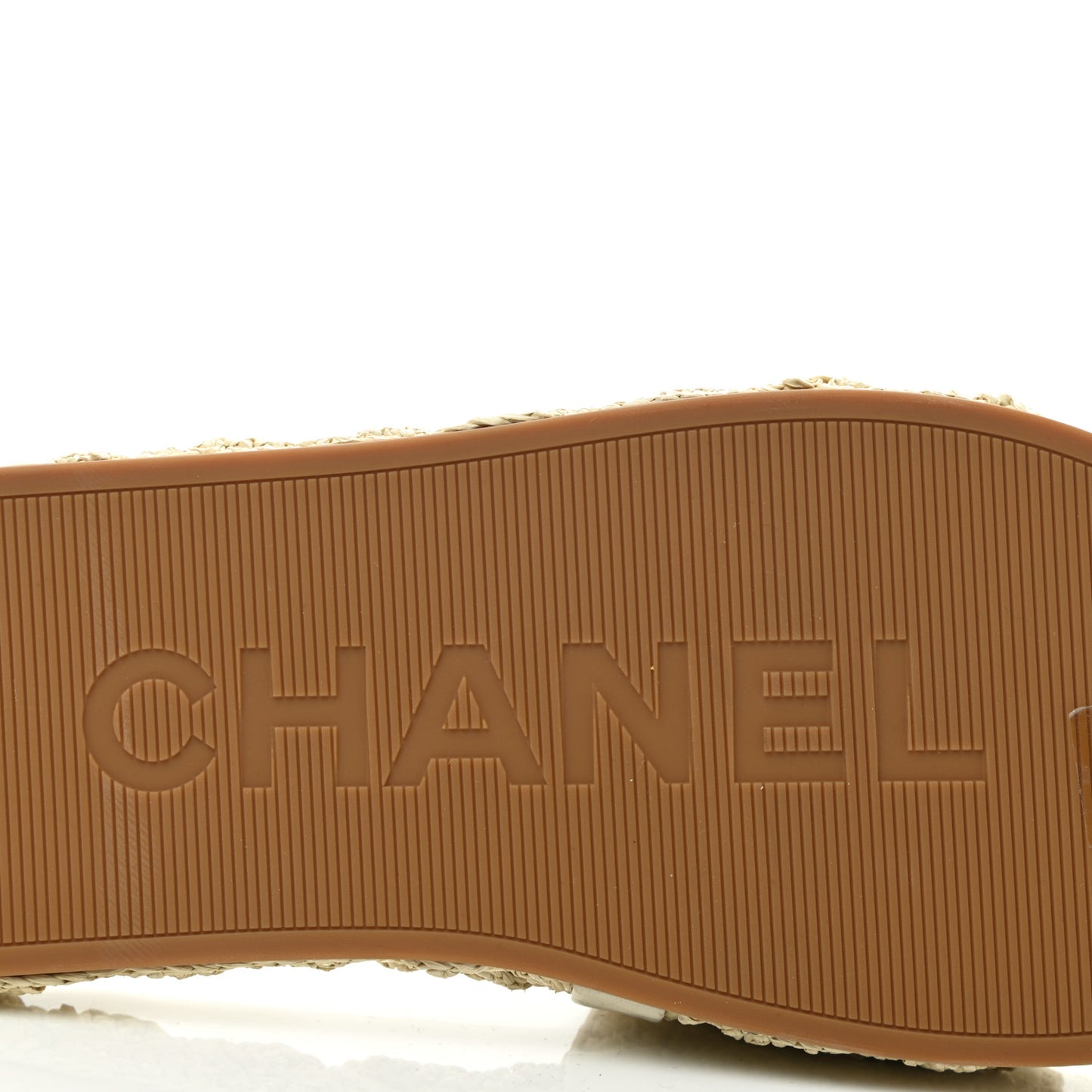 Cord Braided CC Mules 35 Light Beige