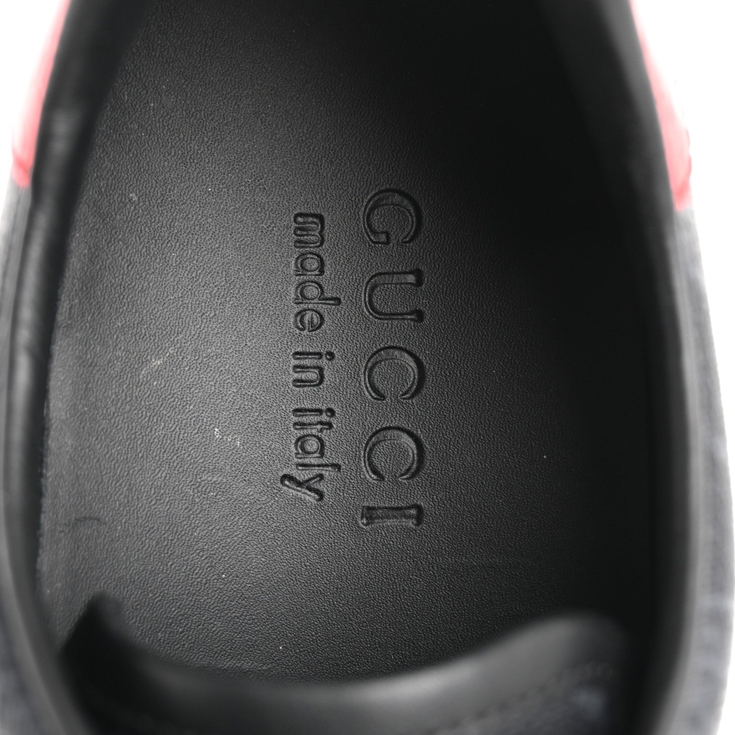 Gucci GG Supreme Monogram Ayers Web Mens New Ace Sneakers  5 Black 7 of 11