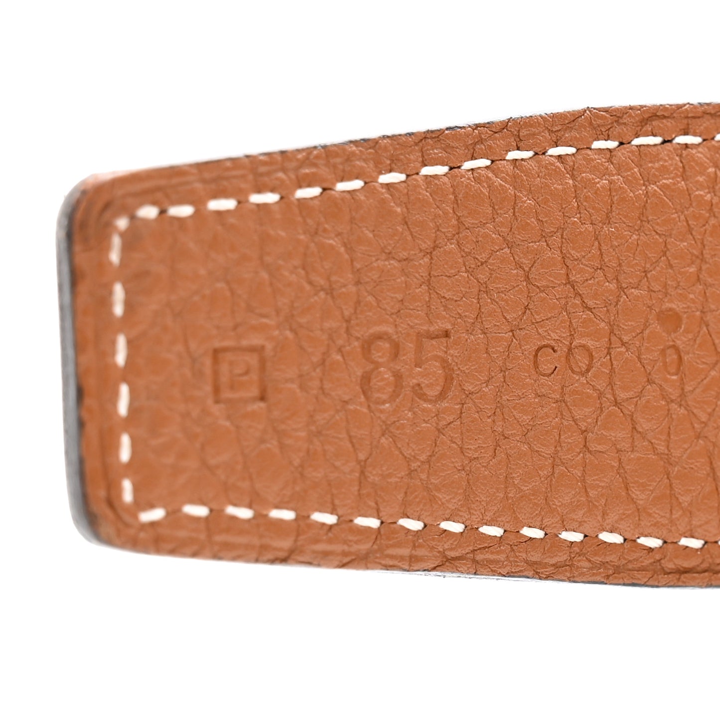 Box Togo 32mm Belt Strap 85 Black Gold