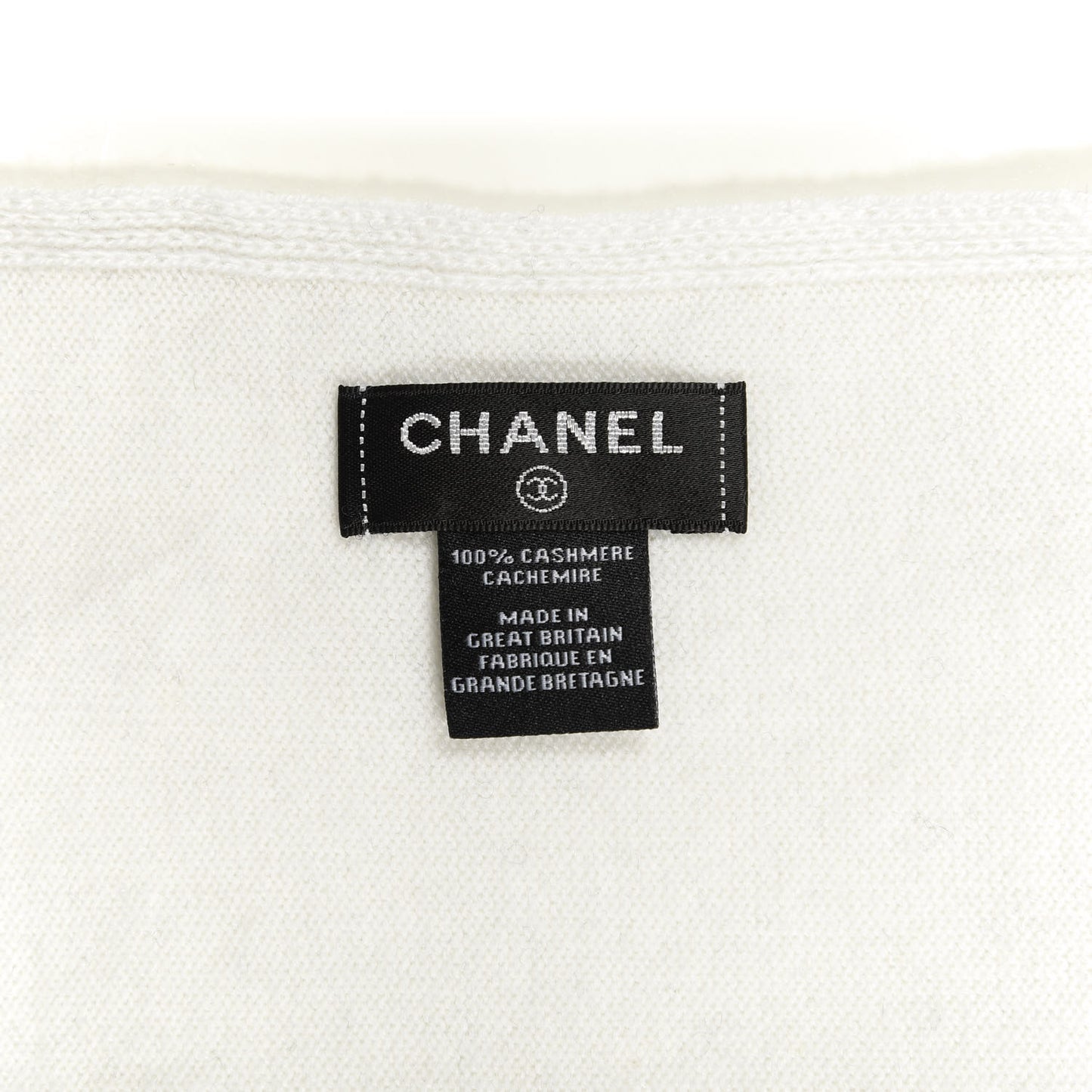 Cashmere CC Throw Blanket Black White