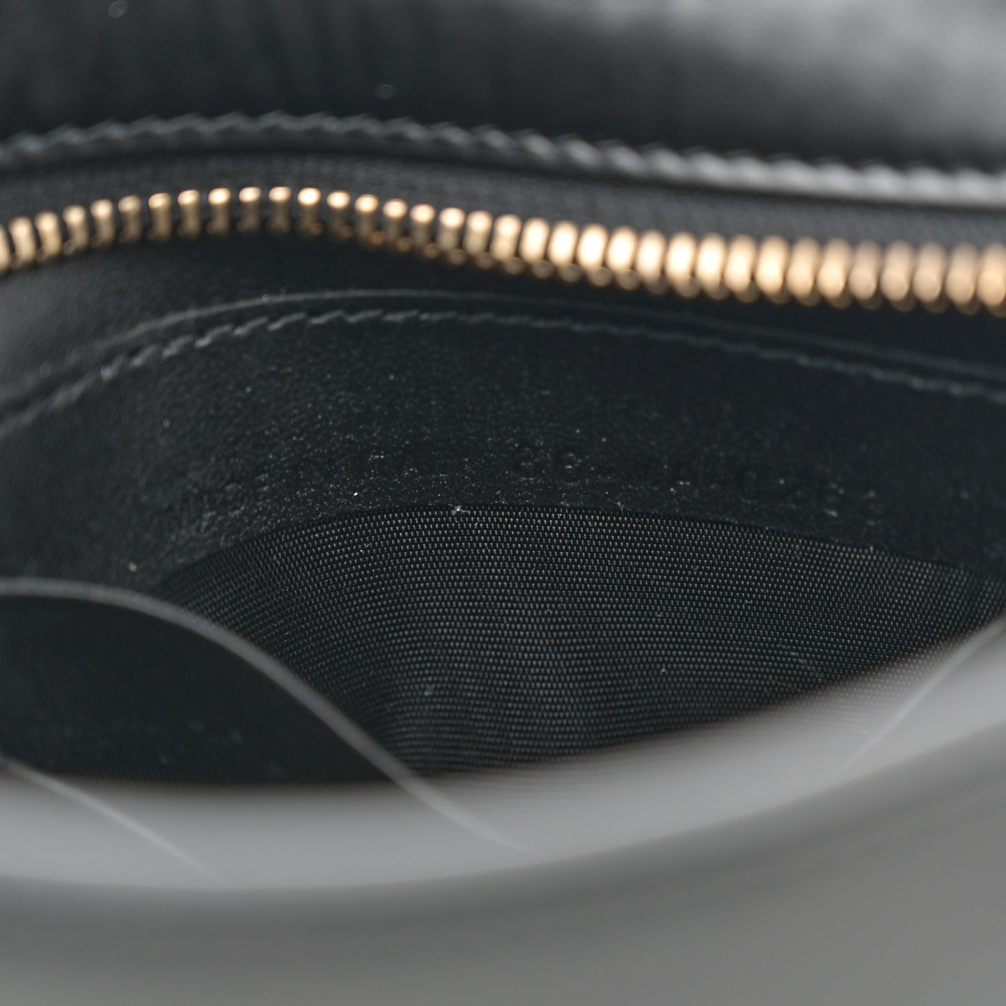 Calfskin CD Signature Mini Hobo Bag Black