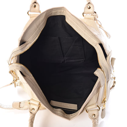 Balenciaga Agneau Giant 12 Gold Hardware City Blanc Creme Light Craie 5 of 15