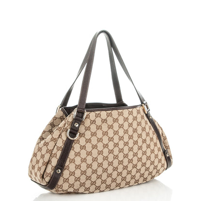 Gucci Monogram Medium Abbey Shoulder Bag Dark Brown 3 of 7