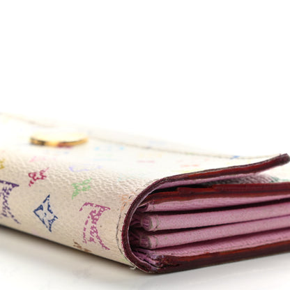 Louis Vuitton Monogram Multicolor Sarah Wallet White Litchi 11 of 21