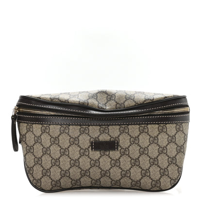 Gucci GG Supreme Monogram Belt Bag Dark Brown 1 of 9