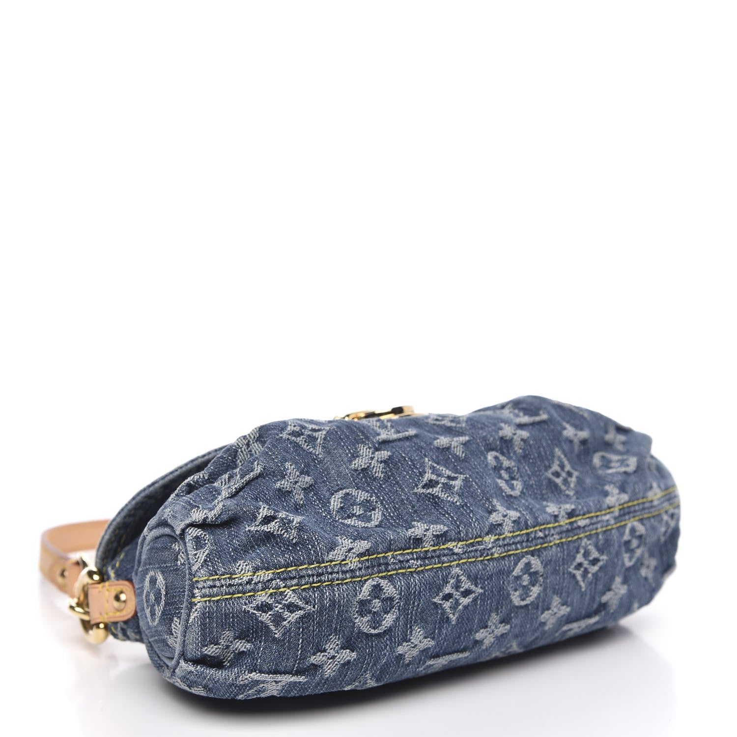Louis Vuitton Monogram Denim Mini Pleaty Blue 4 of 9
