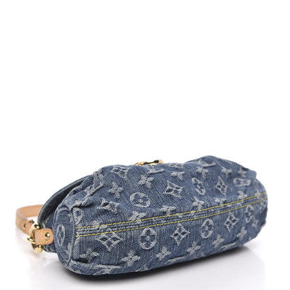Louis Vuitton Monogram Denim Mini Pleaty Blue 4 of 9