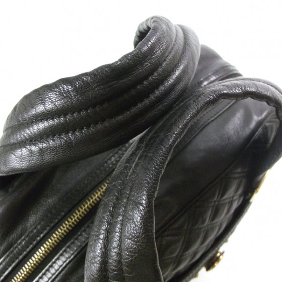 Marc Jacobs Leather Quilted Ursula Bowler Black 5 of 12