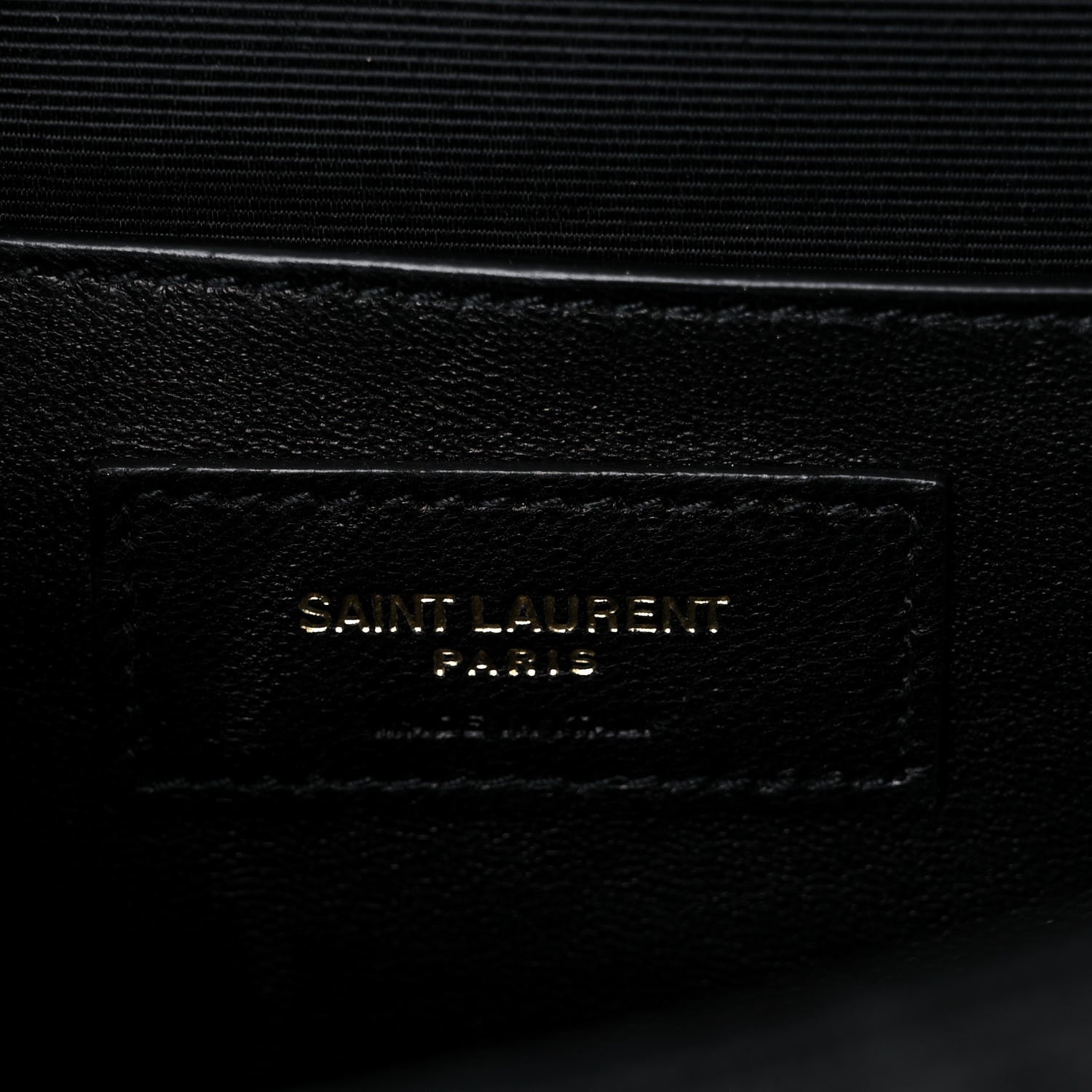 Saint Laurent Grain De Poudre Textured Mixed Matelasse Triquilt Small Monogram Satchel Black 7 of 14
