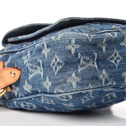 Louis Vuitton Denim Camera Bag Blue 7 of 10