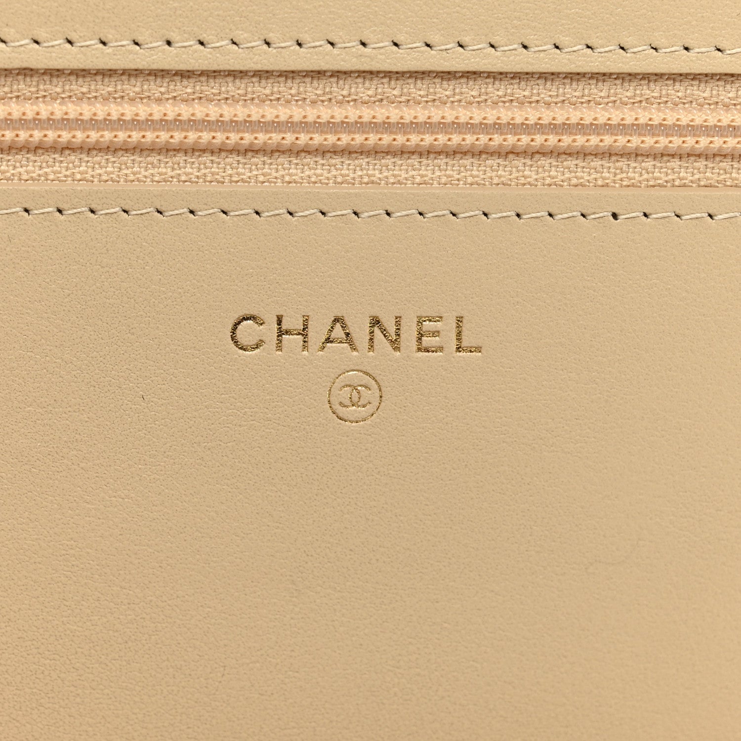 Chanel Tweed Shearling Quilted Chanel Wallet On Chain WOC and Coin Purse Beige Black 8 of 14