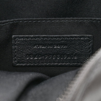 Saint Laurent Calfskin Matelasse Monogram Lou Camera Bag Sea Pebble 7 of 14