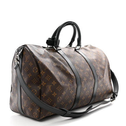 Louis Vuitton Monogram Macassar Keepall Bandouliere 45 2 of 12
