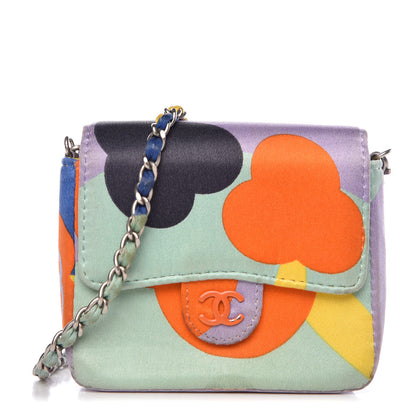 Chanel Satin Convertible Micro Flap Multicolor 1 of 16