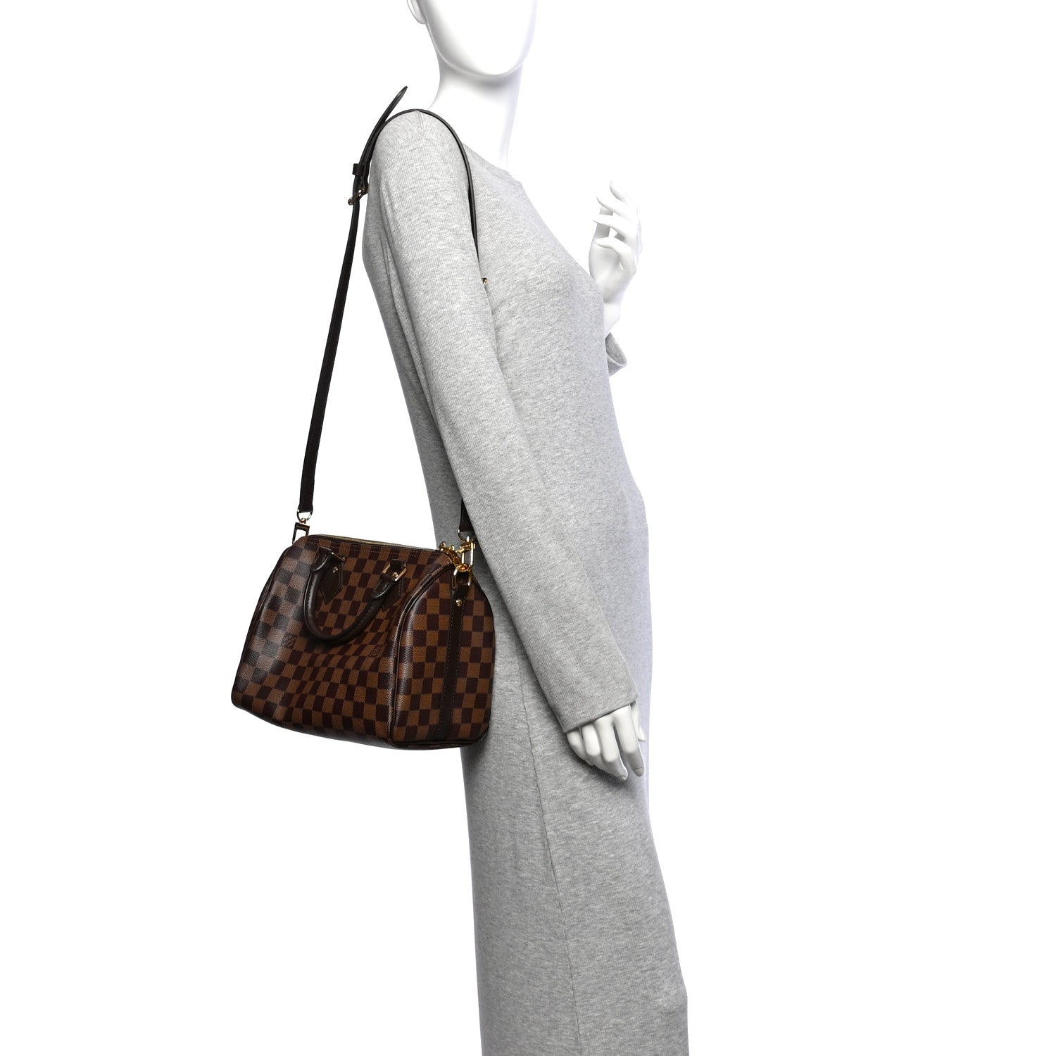 Louis Vuitton Damier Ebene Speedy Bandouliere 25 2 of 11