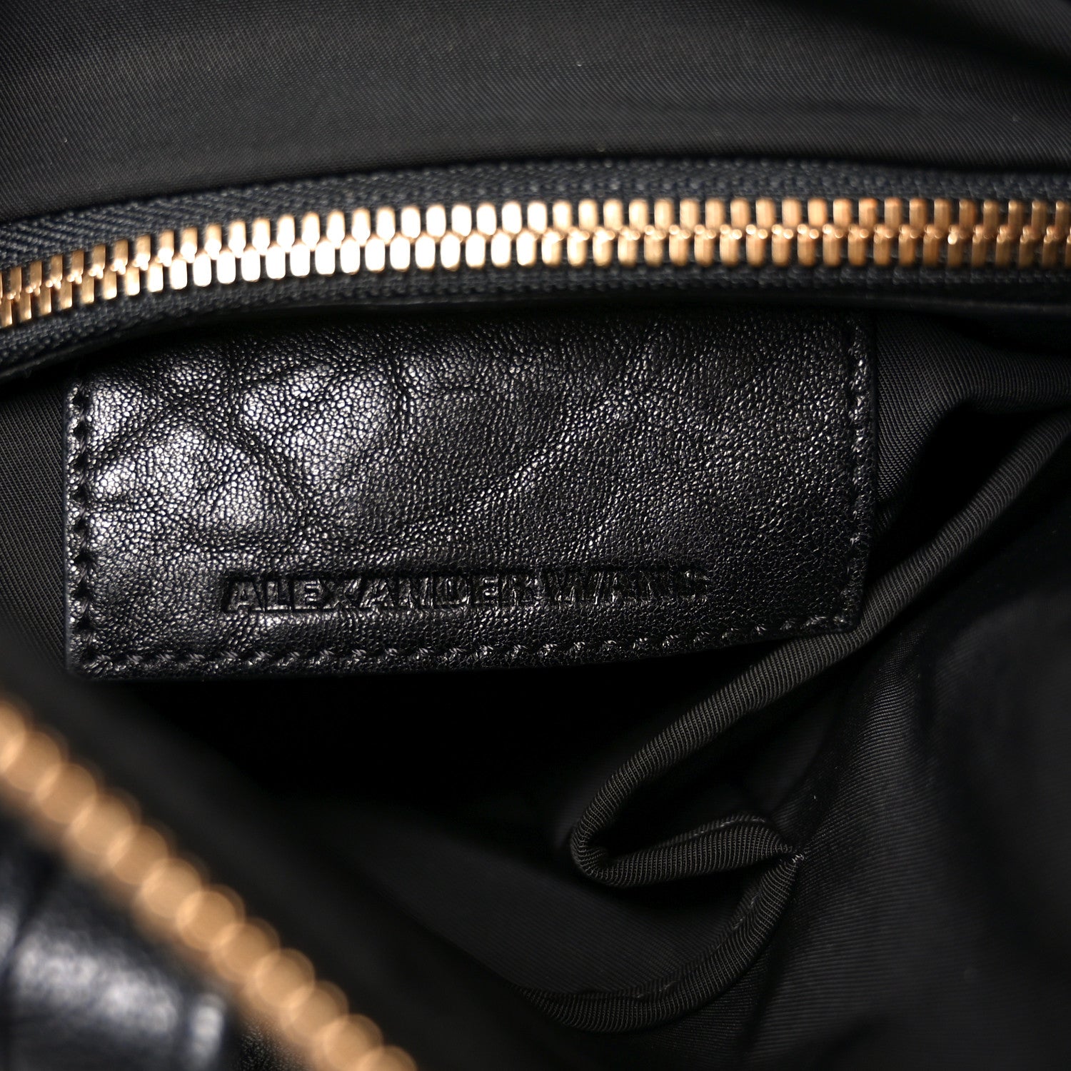Alexander Wang Pebbled Lambskin Rockie Black Antique Brass Hardware 6 of 9